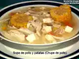 Receta Sopa de pollo y patatas (chupe de pollo)