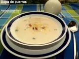 Receta Sopa de puerro (ajoporro).