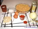 Receta Garbanzos con huevos duros y almendras