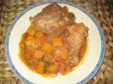 Receta Pollo de corral a la cazuela con calabaza