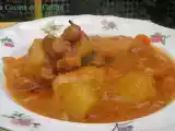 Receta Patatas guisadas con chistorra