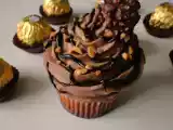 Receta Cupcakes ferrero rocher