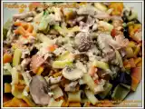 Receta Pasta de colores y vegetales.