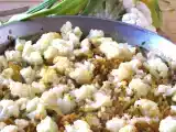 Receta Arroz de bacalo y coliflor