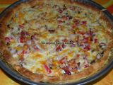 Receta Quiche de bacon y champiñones