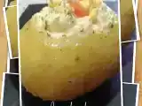 Receta Patatas rellenas de salmón