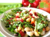 Ensalada de garbanzos y bacalao