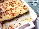 Receta Lasaña de bacalao y espinacas