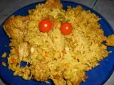 Receta Pollo con arroz al curry