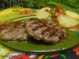 Receta Hamburguesas especiadas con crema de acelgas