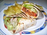 Receta Wraps cheeseburger a la parilla