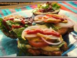 Receta Hamburguesas gourmet de pollo.