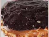 Receta Tarta cheesecake con mermelada casera de moras