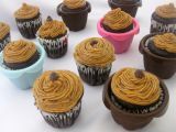 Receta Cupcakes de chocolate con buttercream de moca (con y sin thermomix)