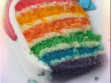 Receta Tarta arcoiris