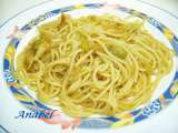 Receta Espaguetis a la mostaza