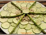 Receta Carpaccio de vegetales.