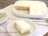 Receta Tarta de piña con nata