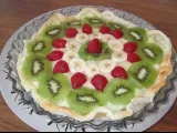 Receta Tarta de frutas y crema pastelera