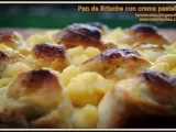 Receta Pan de brioche con crema pastelera.