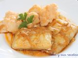 Receta Bacalao con coliflor y salsa