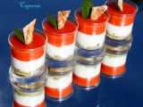 Receta Vasitos de ensalada caprese