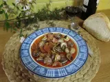 Receta Caracoles con jamón y chorizo