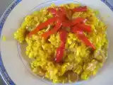 Receta Arroz a la cazuela con pollo y longaniza.
