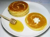Receta Tortitas con miel y nata