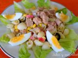 Receta Ensalada de pasta con atun