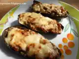 Receta Berenjenas rellenas dos carnes