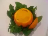 Receta Sorbete de mandarinas servido en su cascara