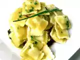 Receta Raviolis caseros de esparragos y requeson