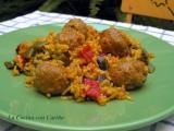 Receta Arroz con albóndigas