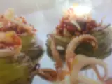 Receta Alcachofas rellenas de calamares