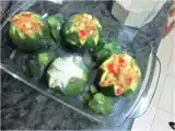 Receta Calabacines redondos rellenos
