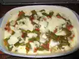 Receta Judias verdes con queso y jamon