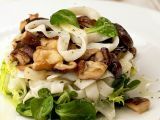 Receta Ensalada de tallarines de cangrejo con shitake