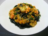 Receta Tagliatelles al nero di sepia con vieiras