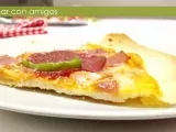 Receta Pizza de salami