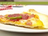 Receta Pizza de salami