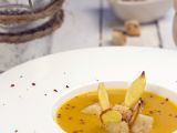 Receta Puré de calabaza y patata al jamón