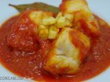 Receta Bacalao con tomate