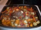 Receta Roast al horno con verduras
