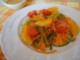 Receta Tallarines de zanahoria y calabacín