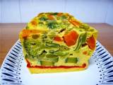 Receta Pastel de verduras (microondas)