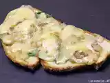 Receta Tosta de queso stilton y pera (lockets savoury)