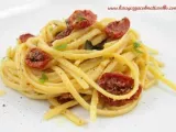 Receta Pasta con tomates cherries confitados y anchoas