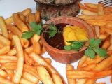 Receta Hamburguesas con papas fritas