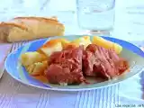 Receta Codillo con patatas en olla a presión